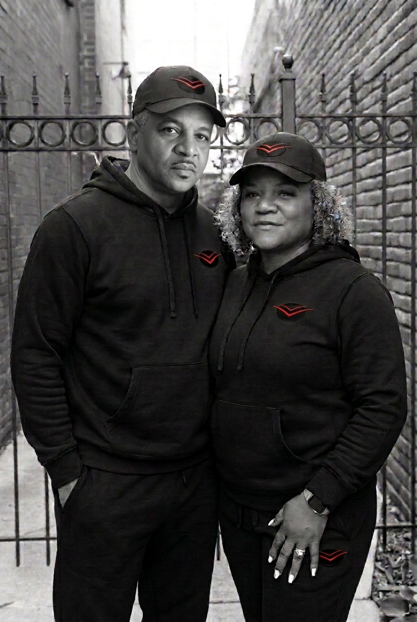 Kurt and Tonya Nalls inside the Topnotch VIP Closet boutique