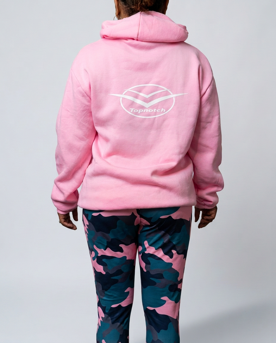 Pink Logo Hoodie